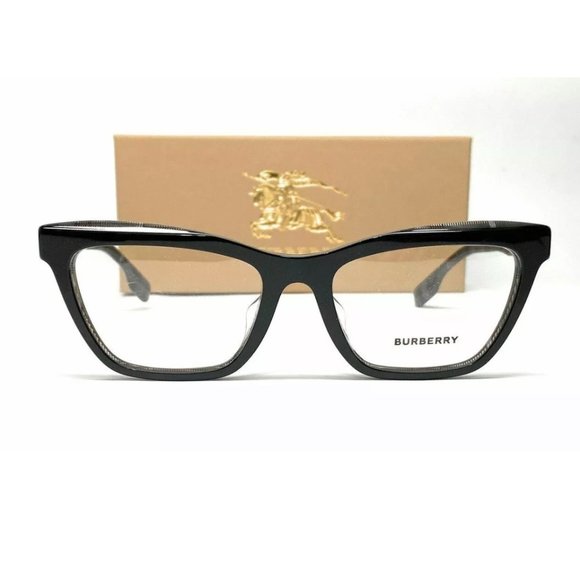 Burberry Men's Black Rectangle Eyeglasses! - Picture 2 of 3